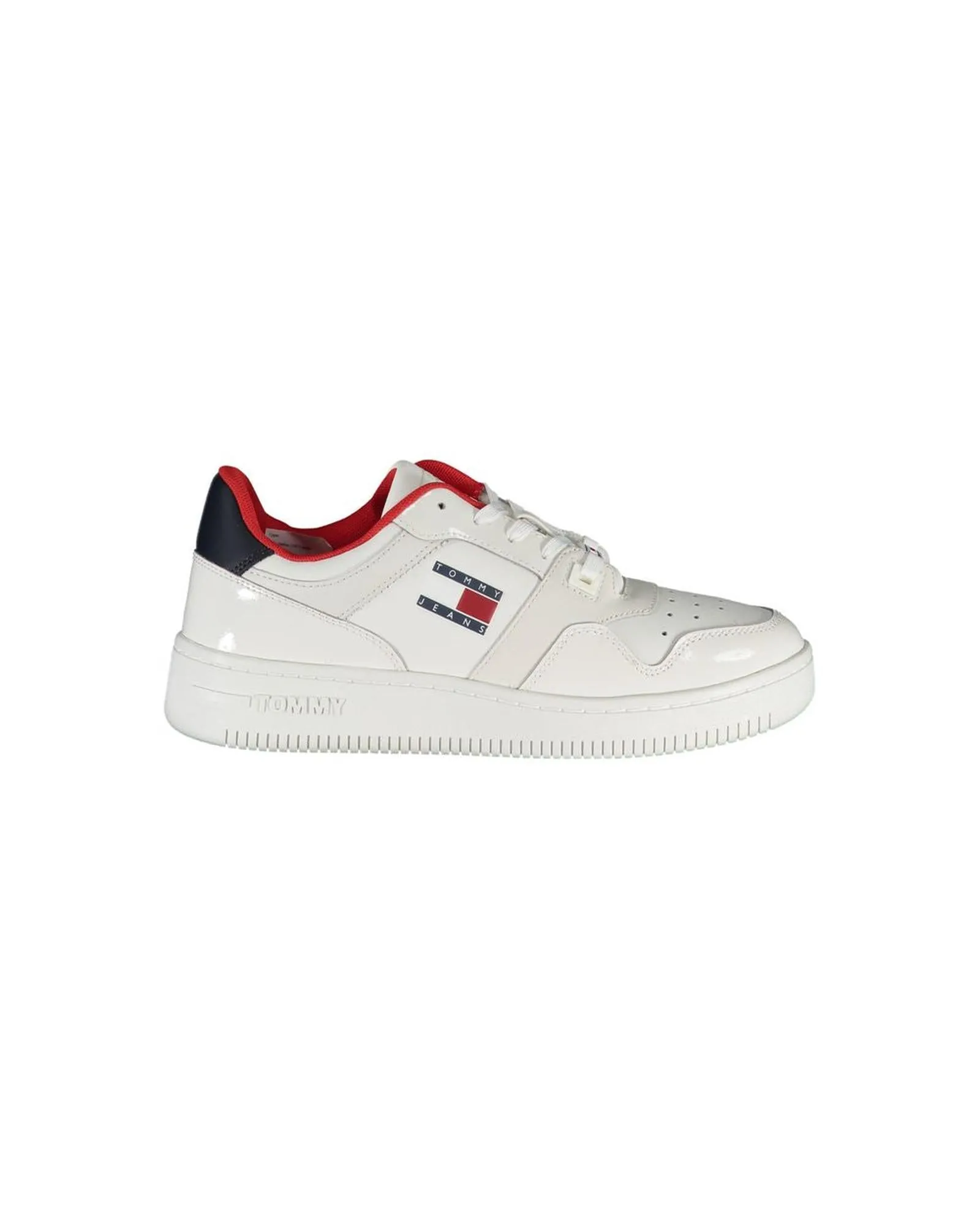 Tommy Hilfiger Women's White Polyester Sneaker - 36 EU