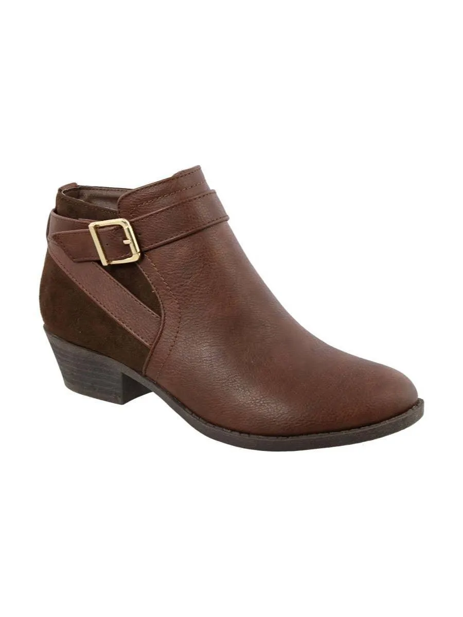 Top Moda Buckle Bootie