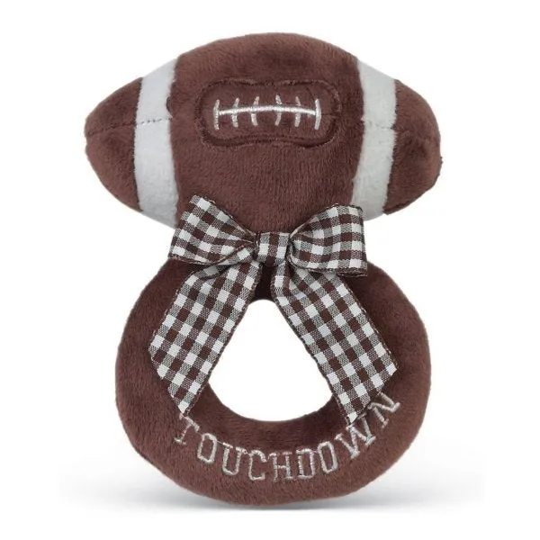 Touchdown Plush Football Ring Rattle