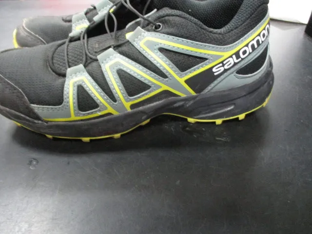 Used Salomon Kids Speedcross Trail Running Shoes Size 2