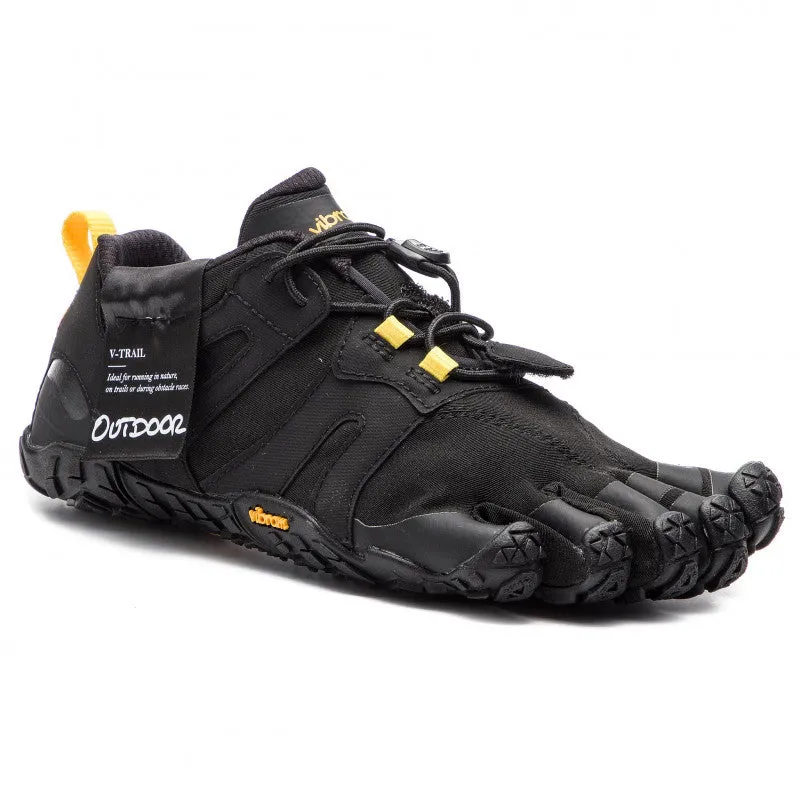 Vibram V-trail 2.0 Women's Trail Running Shoes - Black/Yellow