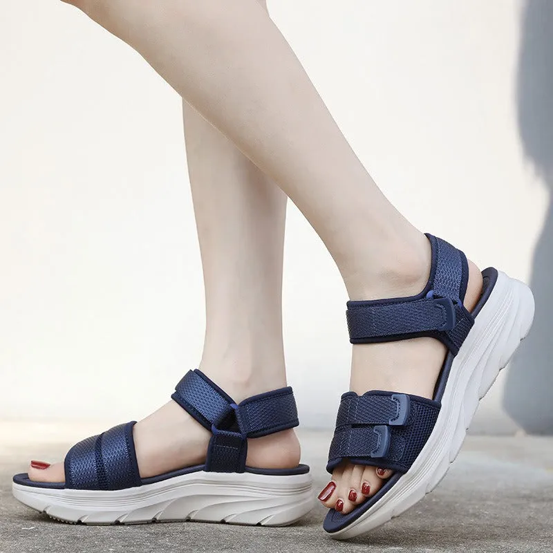 Women casual sporty comfortable thick soled oversized sandals