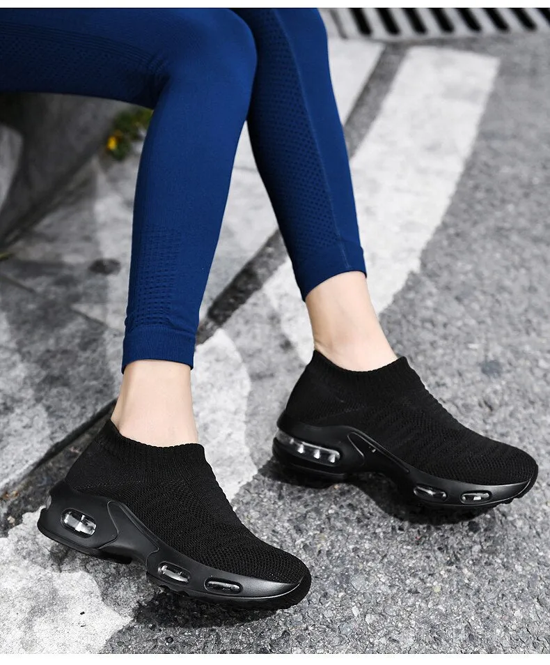 Women Lightweight Air Cushion Sock Shoes