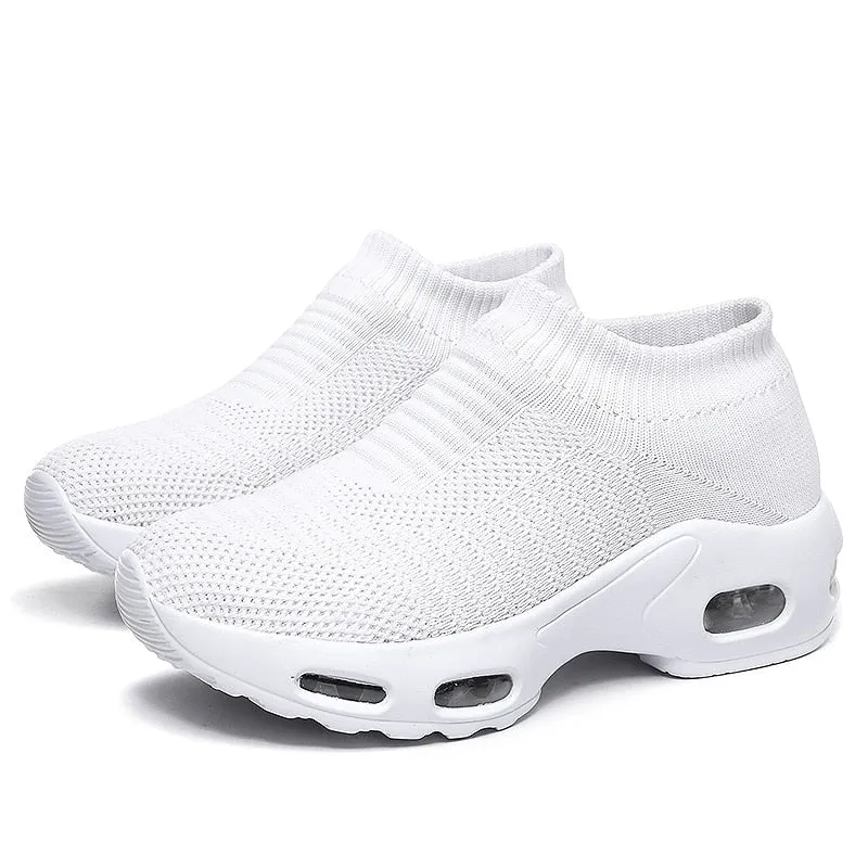 Women Lightweight Air Cushion Sock Shoes