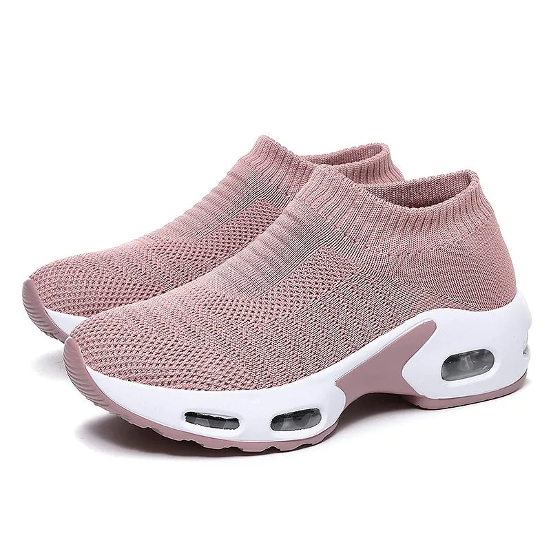 Women Lightweight Air Cushion Sock Shoes