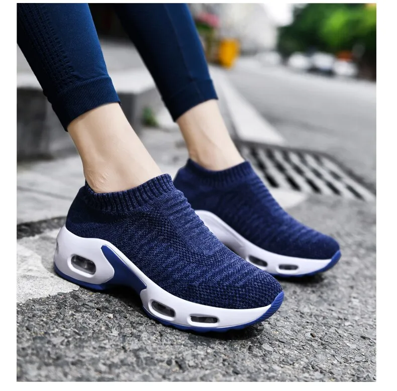 Women Lightweight Air Cushion Sock Shoes