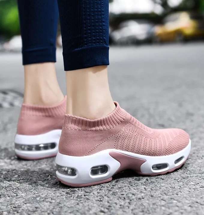 Women Lightweight Air Cushion Sock Shoes