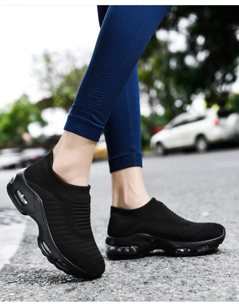 Women Lightweight Air Cushion Sock Shoes