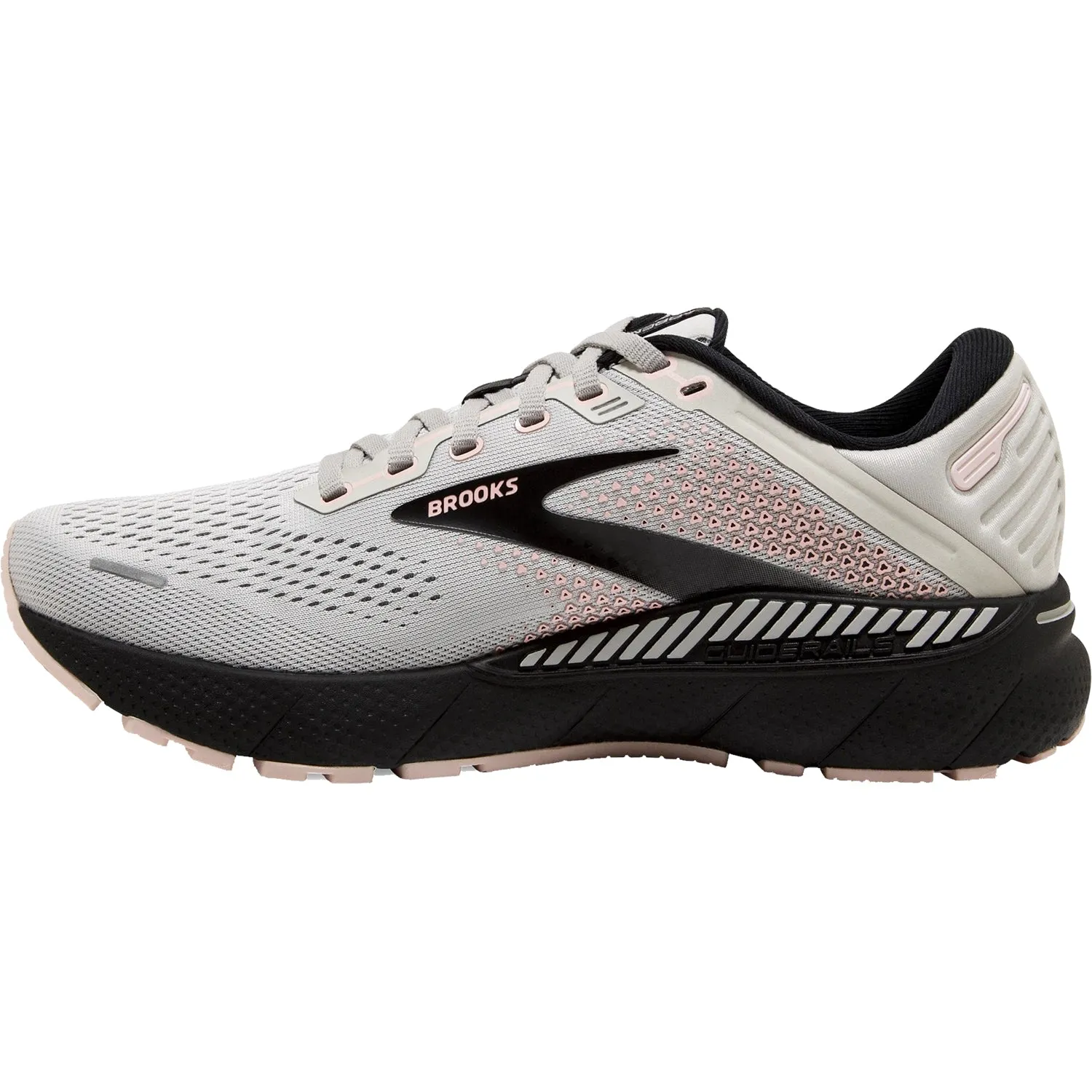 Women's Brooks Adrenaline GTS 22 Grey/Rose/Black Mesh