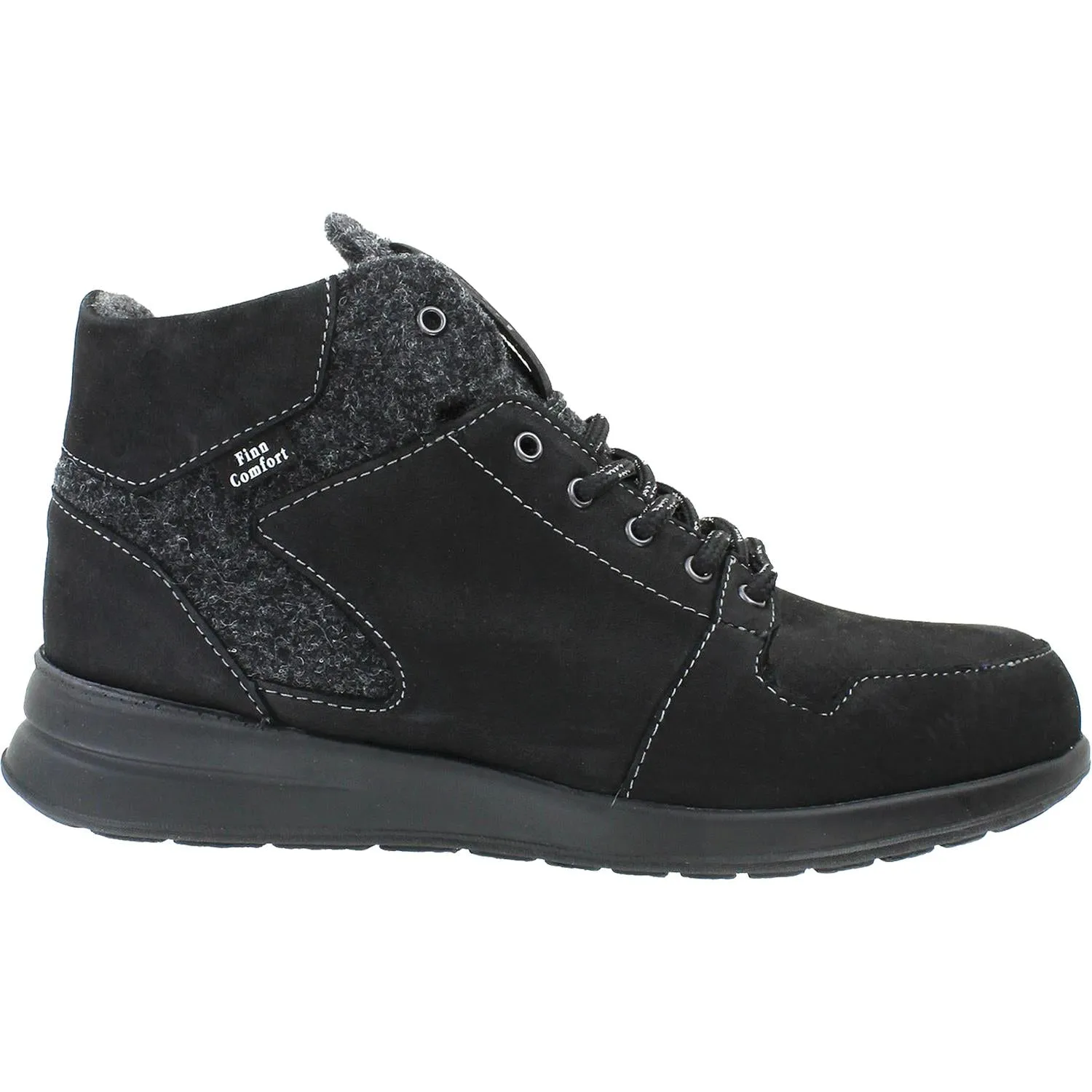 Women's Finn Comfort Carezza Black Nubuck