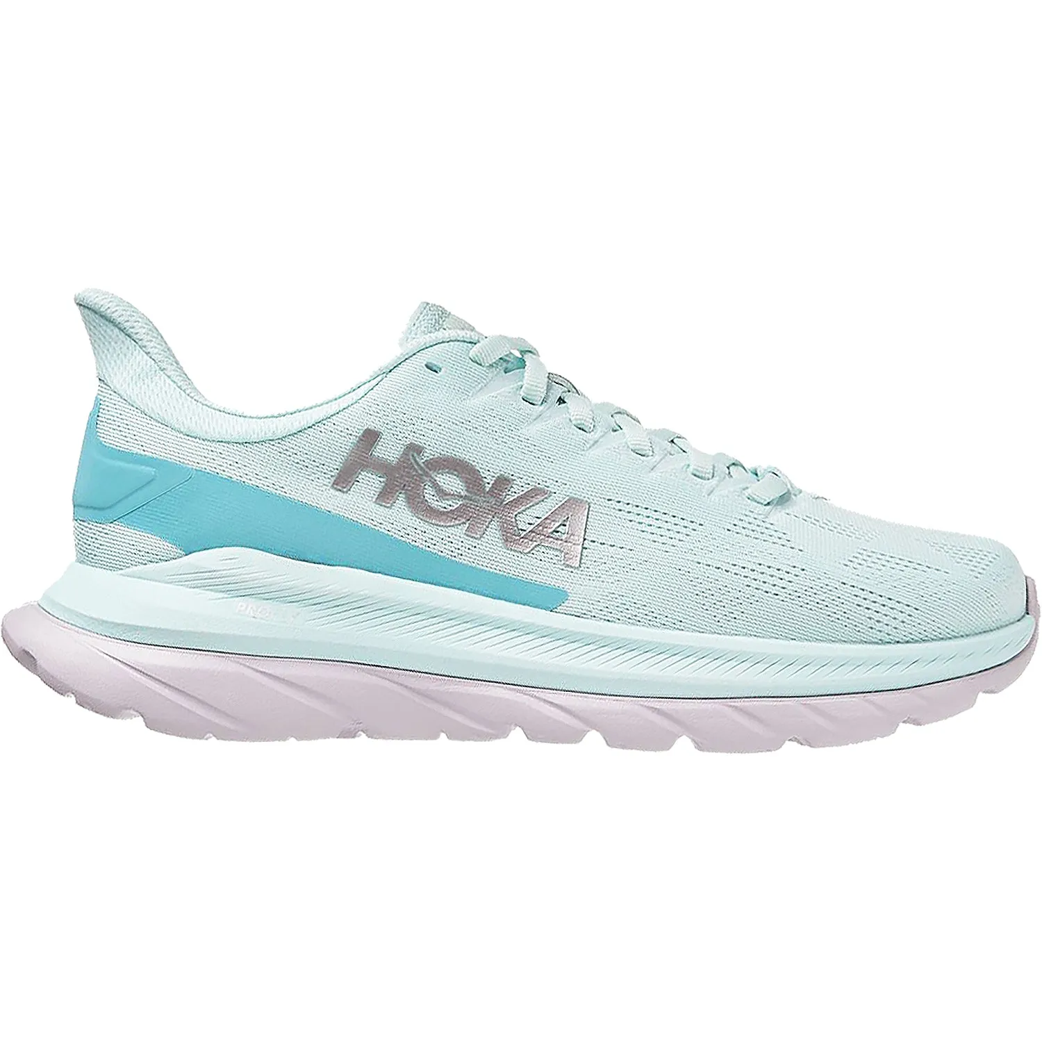 Women's Hoka One One Mach 4 Blue Glass/Coastal Shade Mesh