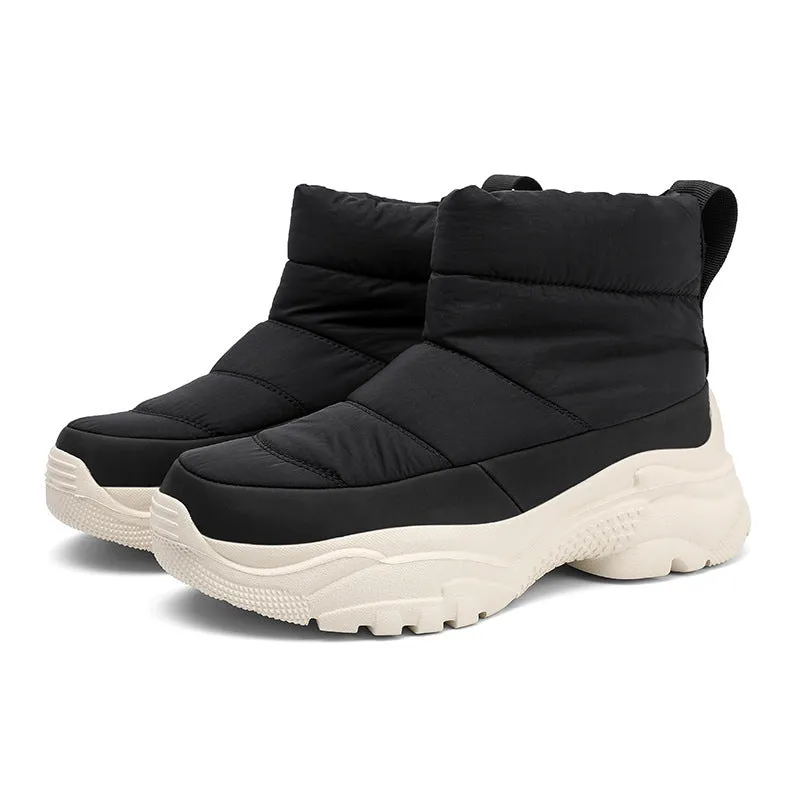 Women's Snow Boots Warm Mid-Top Outdoor