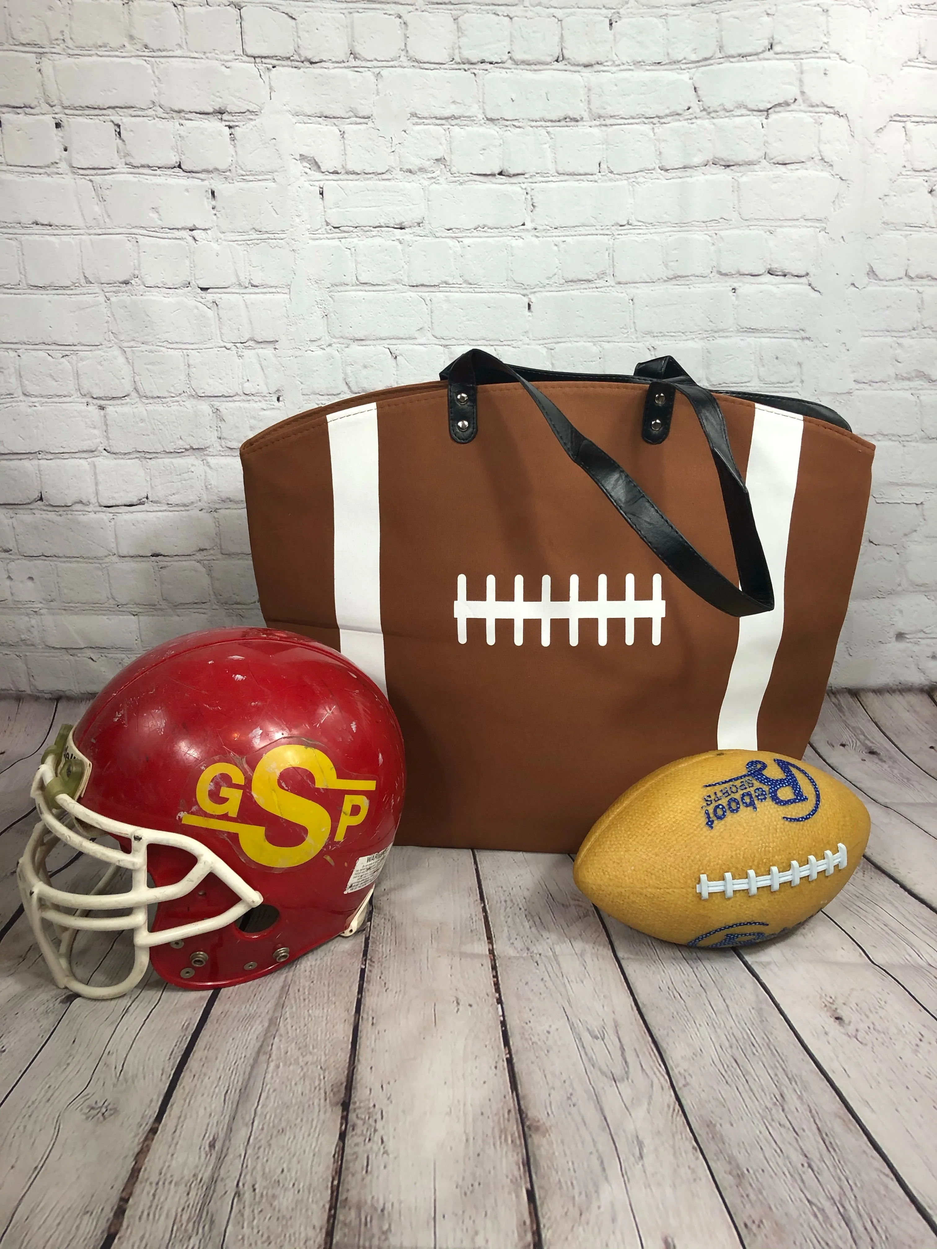 XL Football Tote Bag